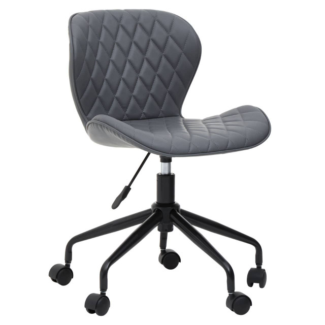 premier housewares Brent Grey And Black Home Office Chair