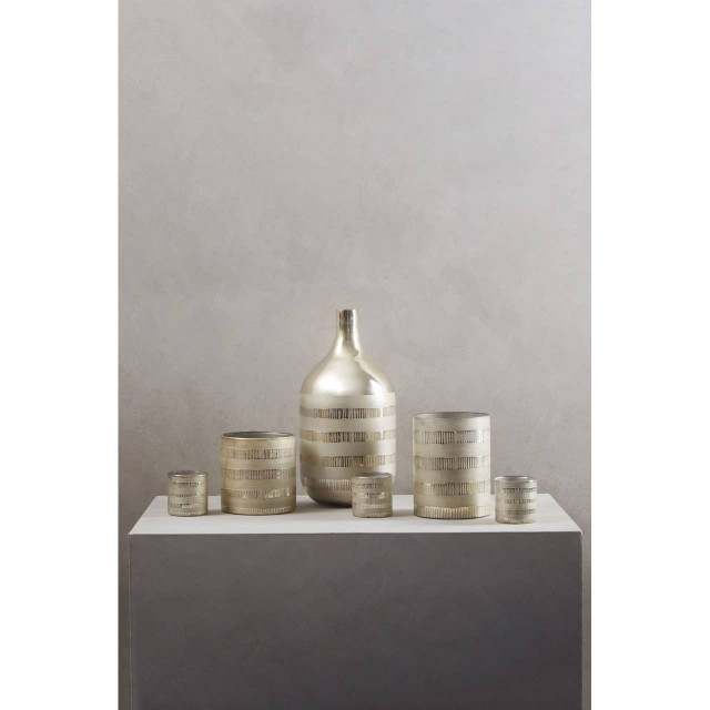 Premier Housewares Briella Small Glass Candle Holder