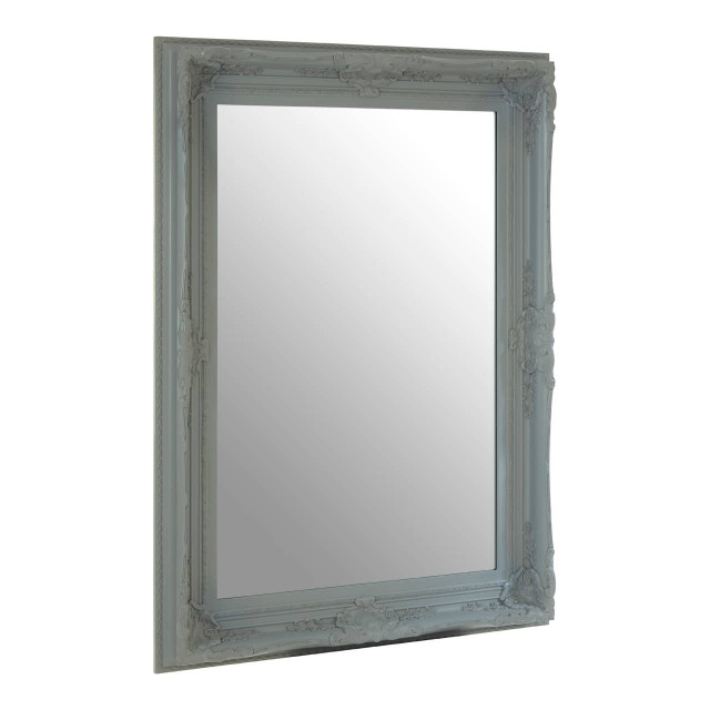 Premier Housewares Brussels Baroque Rectangular Antique Grey Wall Mirror