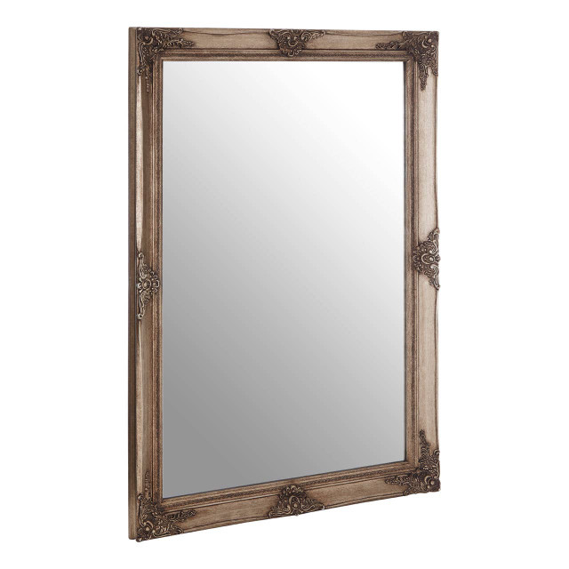 Premier Housewares Brussels Baroque Rectangular Gold Wall Mirror