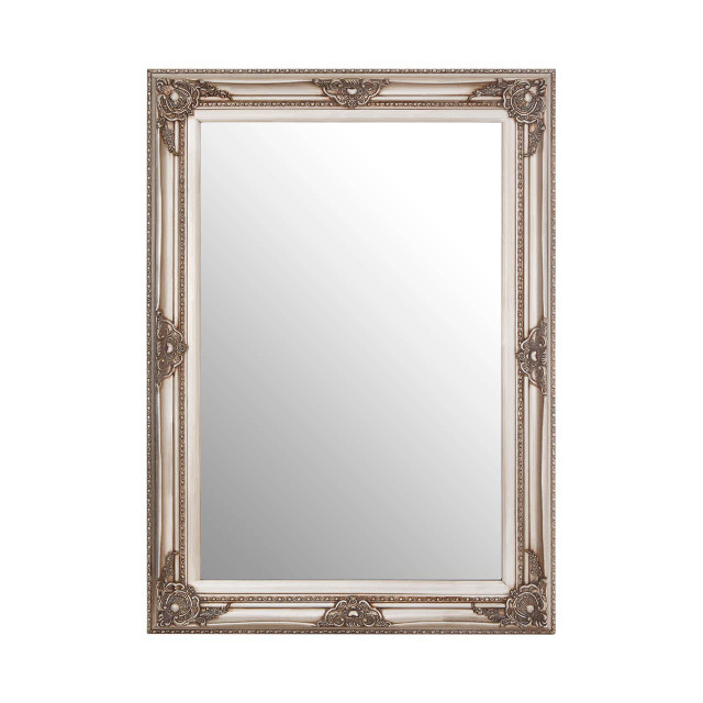 Premier Housewares Brussels Baroque Rectangular Grey Wall Mirror
