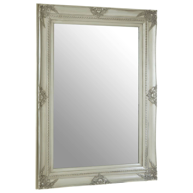 Premier Housewares Brussels Baroque Rectangular Silver Wall Mirror