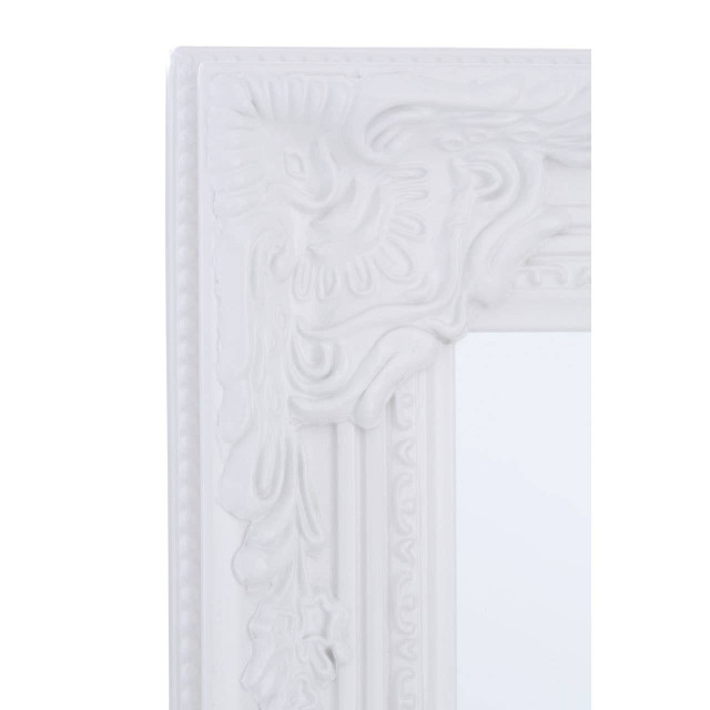 Premier Housewares Brussels Chic Vintage White Floor Standing Mirror