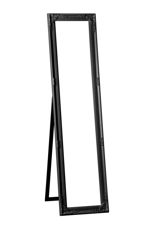 Premier Housewares Brussels Vintage Floor Standing Black Chic Mirror