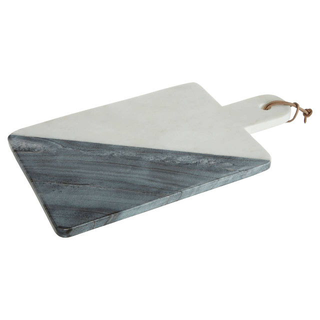 Premier Housewares Bulgari White And Grey Marble Paddle Board