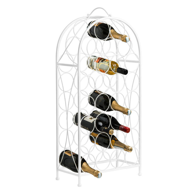 Premier Housewares Cafe Cassis Cream 29 Bottles Wine Rack