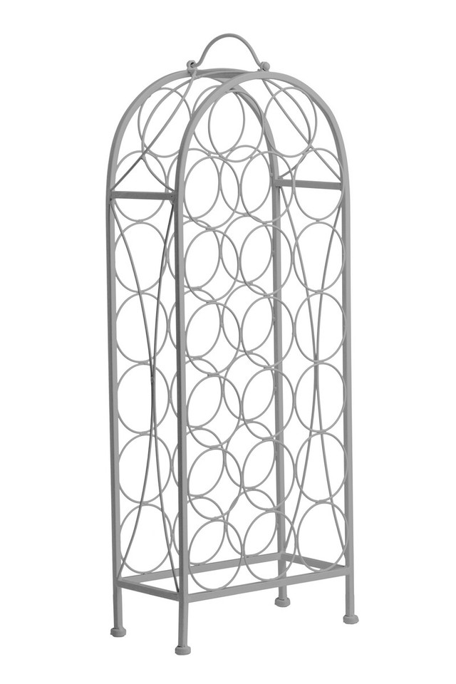 premier housewares Cafe Cassis Grey 20 Bottles Wine Rack