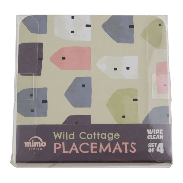 premier housewares Calcot 4Pc Square Wild Cottage Coasters