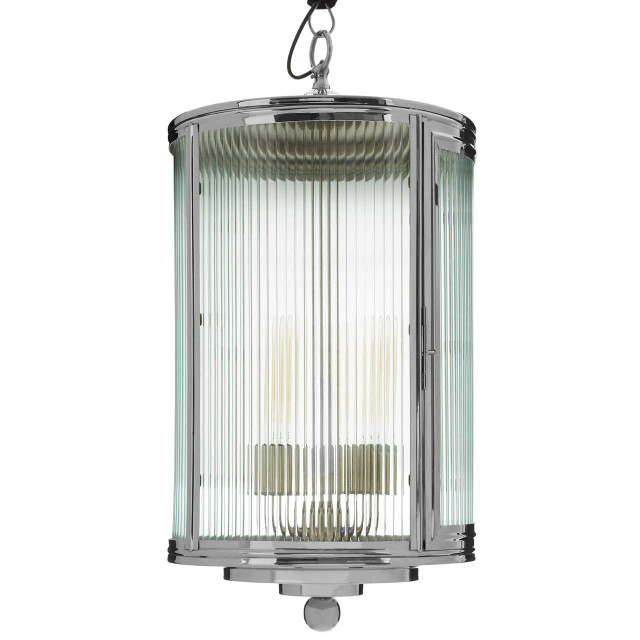 Premier Housewares Calina Large Glass Pendant Light