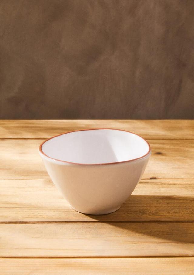 Premier Housewares Calisto Terracotta White Glazed Cereal Bowl