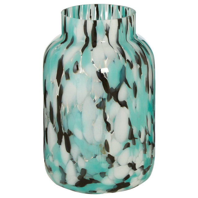 Premier Housewares Calla Medium Speckle Effect Glass Vase