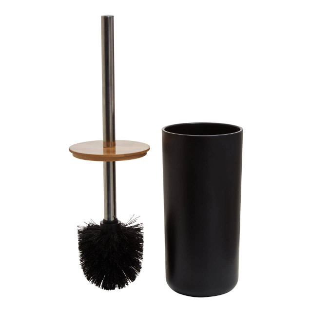 Premier Housewares Canyon Black Toilet Brush Holder