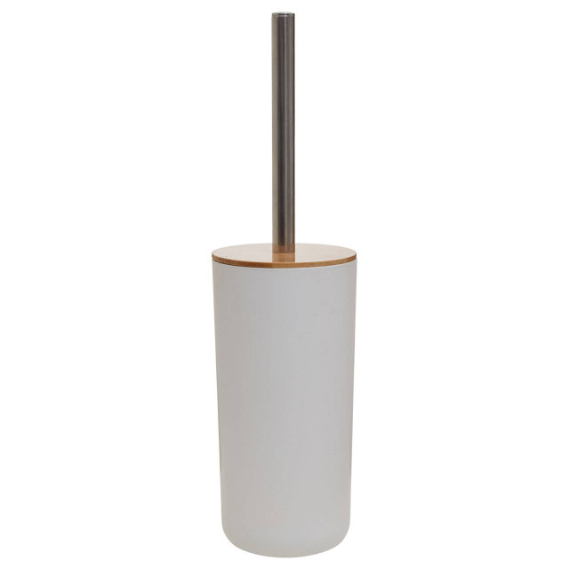 Premier Housewares Canyon White Toilet Brush Holder
