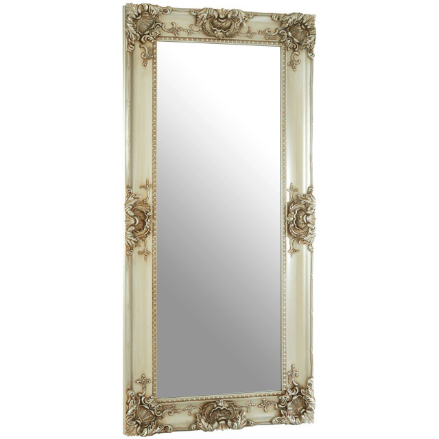 Premier Housewares Cara Ornate Silver Frame Wall Mirror