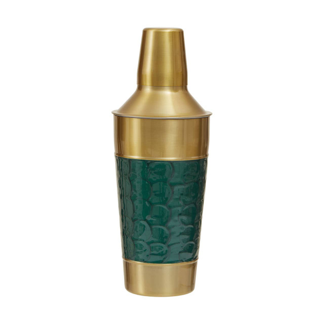Premier Housewares Carolina Green Enamel 4 Piece Cocktail Set