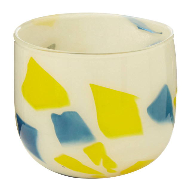 Premier Housewares Carra Abstract Design Glass Planter