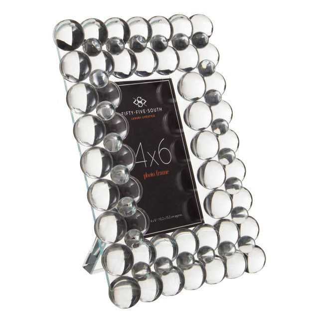 Premier Housewares Carrie 4In X 6In Crystal Bubble Photo Frame