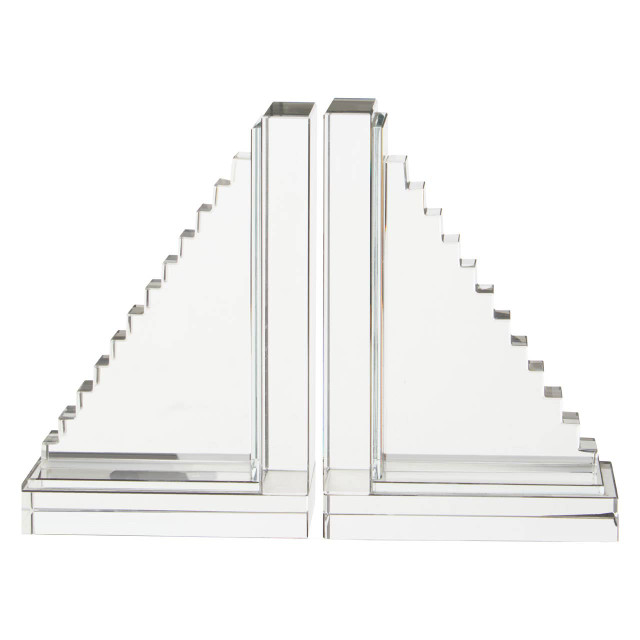 Premier Housewares Carrie Set Of 2 Crystal Bookends
