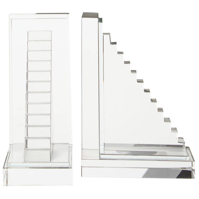 premier housewares Carrie Set Of 2 Crystal Bookends