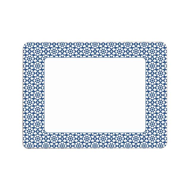 Premier Housewares Casablanca Set Of Four Blue Placemats