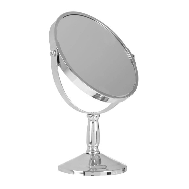 Premier Housewares Cassini Chrome Large Swivel Mirror