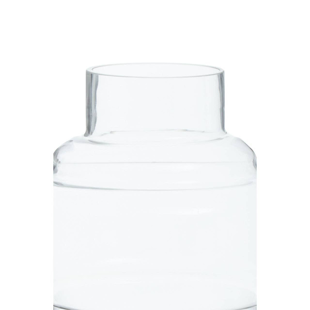 Premier Housewares Cayden Stacked Design Large Glass Vase