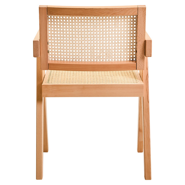 premier housewares Cebu Natural Cane and Beech Wood Dining Chair
