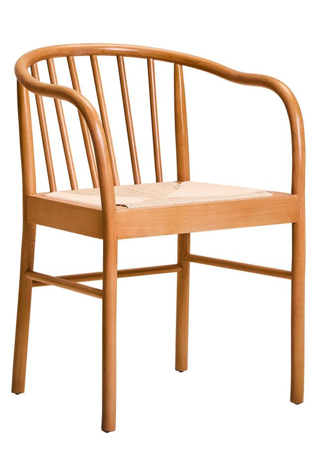 Premier Housewares Cebu Natural Rope And Beech Wood Chair