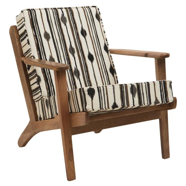 Premier Housewares Cefena Armchair With Angular Arms