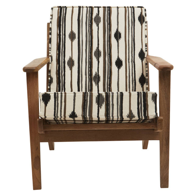 premier housewares Cefena Armchair With Angular Arms