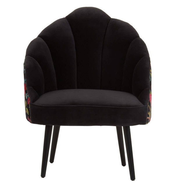 premier housewares Cefena Peacock Design Scalloped Chair