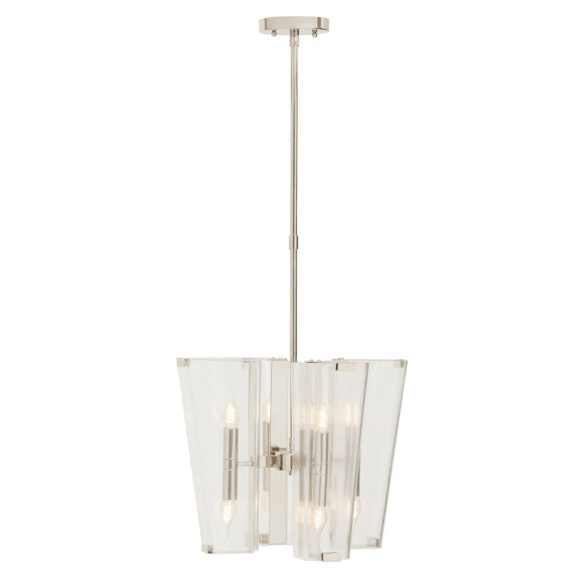 Premier Housewares Celeste Nickel Finish Pendant Light