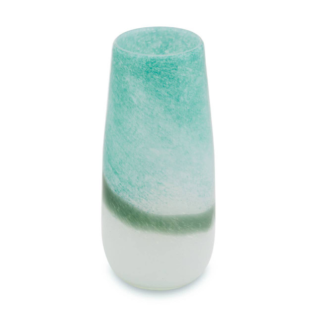 Premier Housewares Celia Large Turquoise And White Ombre Vase