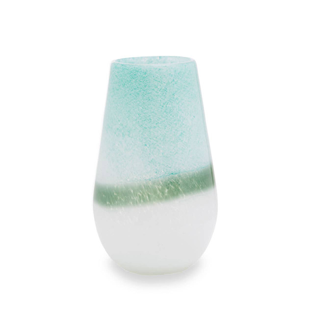 Premier Housewares Celia Small Turquoise And White Ombre Vase