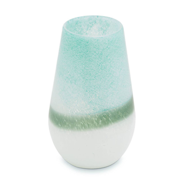 Premier Housewares Celia Small Turquoise And White Ombre Vase