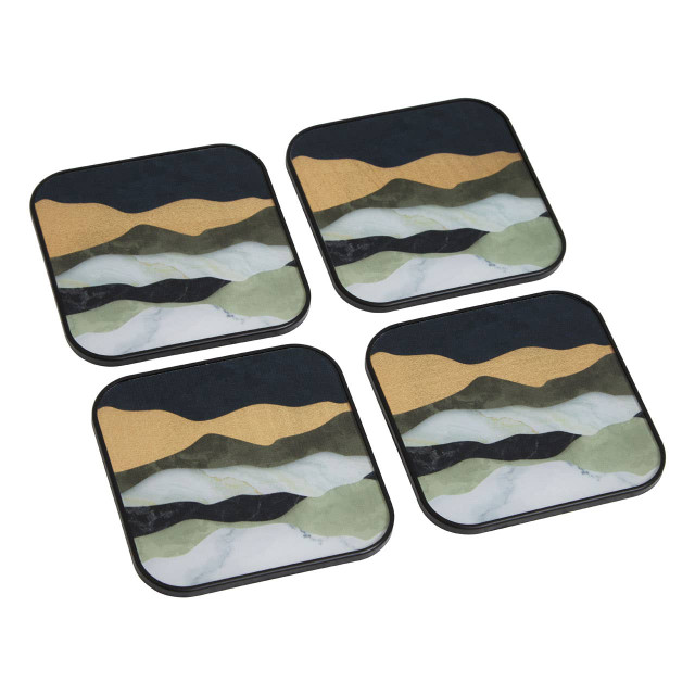 Premier Housewares Celina Set Of Four Square Coasters