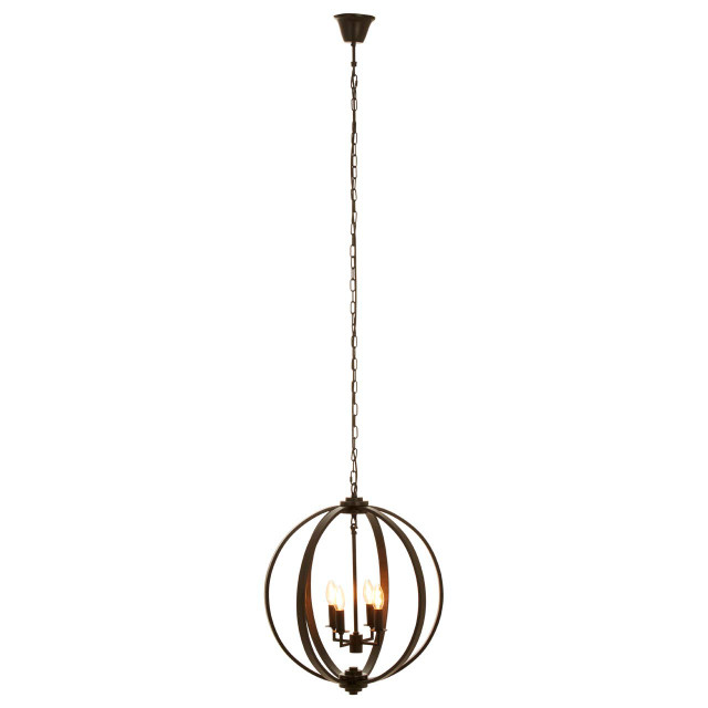 Premier Housewares Censer Black Metallic Pendant Light