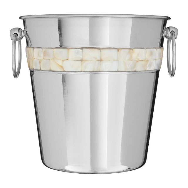 Premier Housewares Champagne Bucket With Mother Of Pearl Inlay