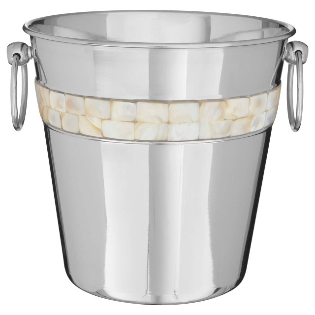 Premier Housewares Champagne Bucket With Mother Of Pearl Inlay