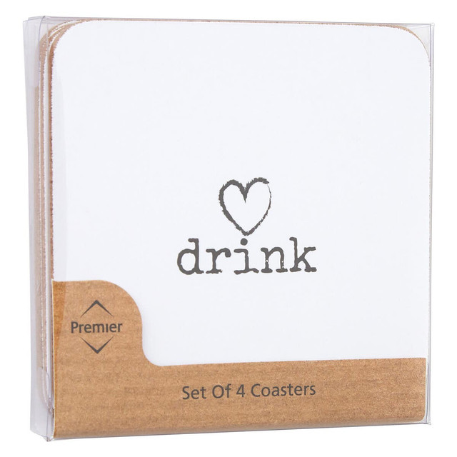 Premier Housewares Charm Set Of Four Drink Coasters