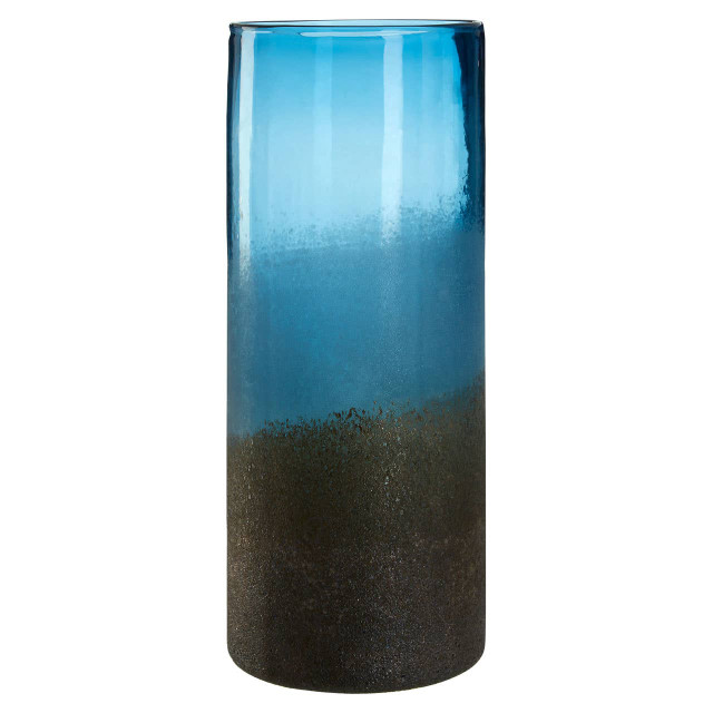 premier housewares Chiara Large Blue Sand Effect Vase