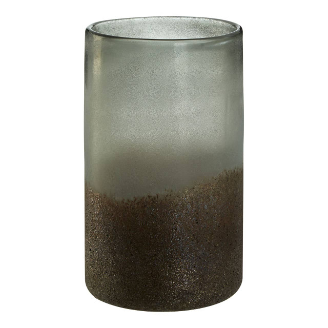 Premier Housewares Chiara Medium Grey Sand Effect Vase
