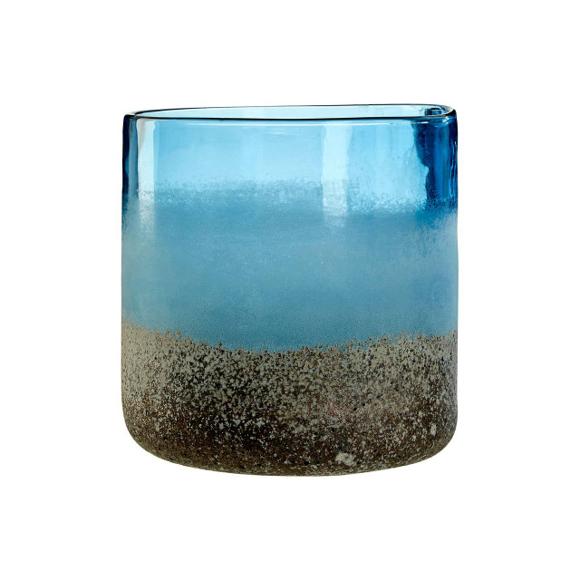 premier housewares Chiara Small Blue Sand Effect Vase