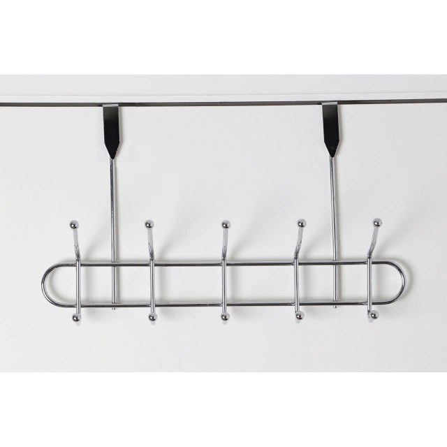 Premier Housewares Chic Deluxe Chrome 10 Hook Over Door Hanger
