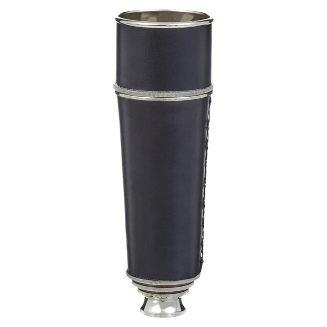 Premier Housewares Churchill Black Leather Effect Telescope