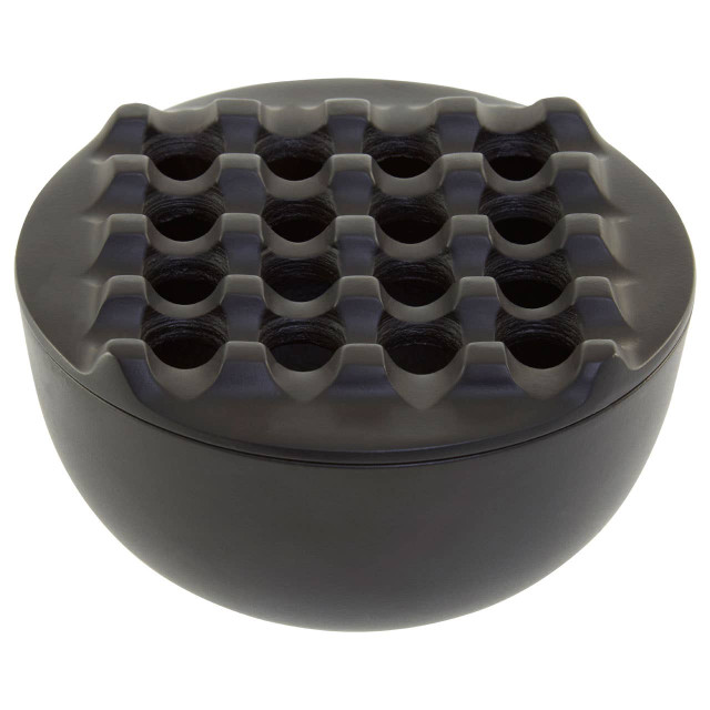 Premier Housewares Churchill Black Nickel Finish Ashtray