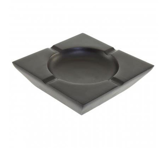 Premier Housewares Churchill Black Nickel Finish Square Ashtray