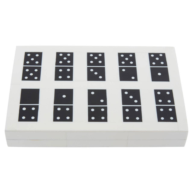 Premier Housewares Churchill Games Black And White Domino Box Set