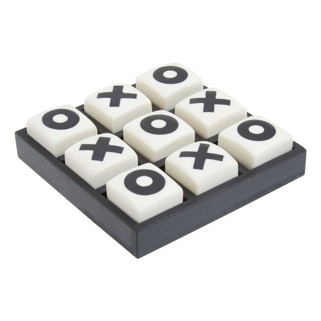 Premier Housewares Churchill Games Extra Small White And Black Noughts And Crosses