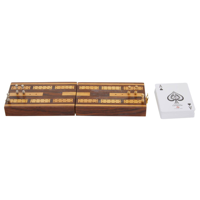 Premier Housewares Churchill Games Sheesham Wood Cribbage Set